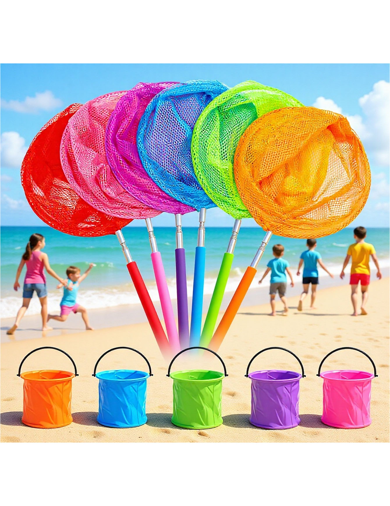 Landing Net Telescopic - Telescopic fishing nets, butterfly and insect