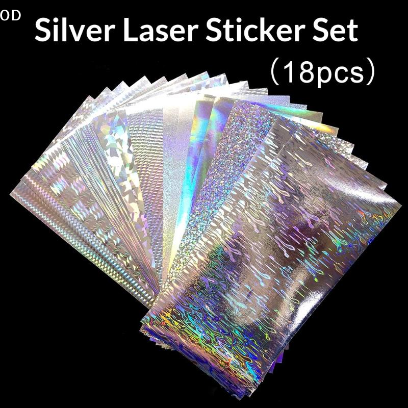 Fishing Equipment Tackle - 18Pcs Fish Scale Lure Tapes 20x10CM