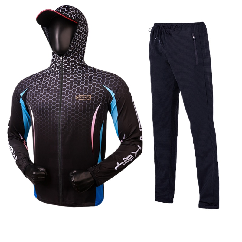 Fishing Equipment Tackle - Ice Silk Fishing Sunscreen Suit Men's