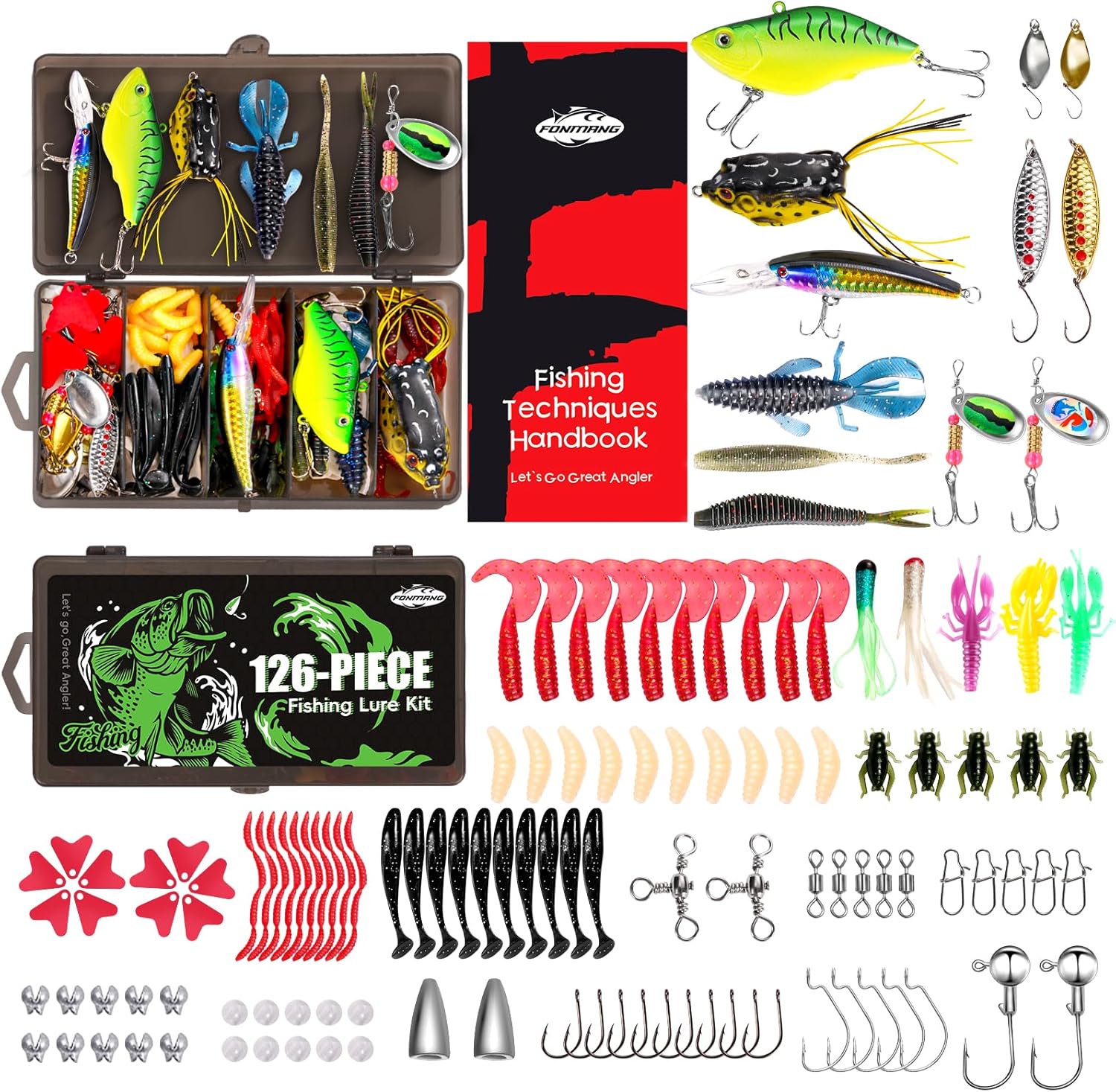 Trout Fishing Lure - Fishing Lures - Tackle Box with