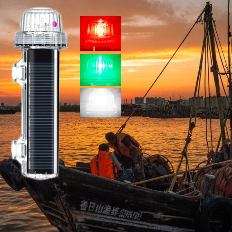 Fishing Equipment For Beginners - [No flash] Solar boat signal light,