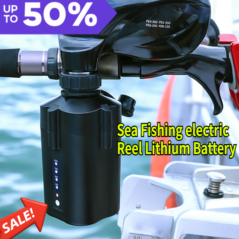 Electric Fishing Reel - 14.8V 3500mAh Electric Reel Battery for