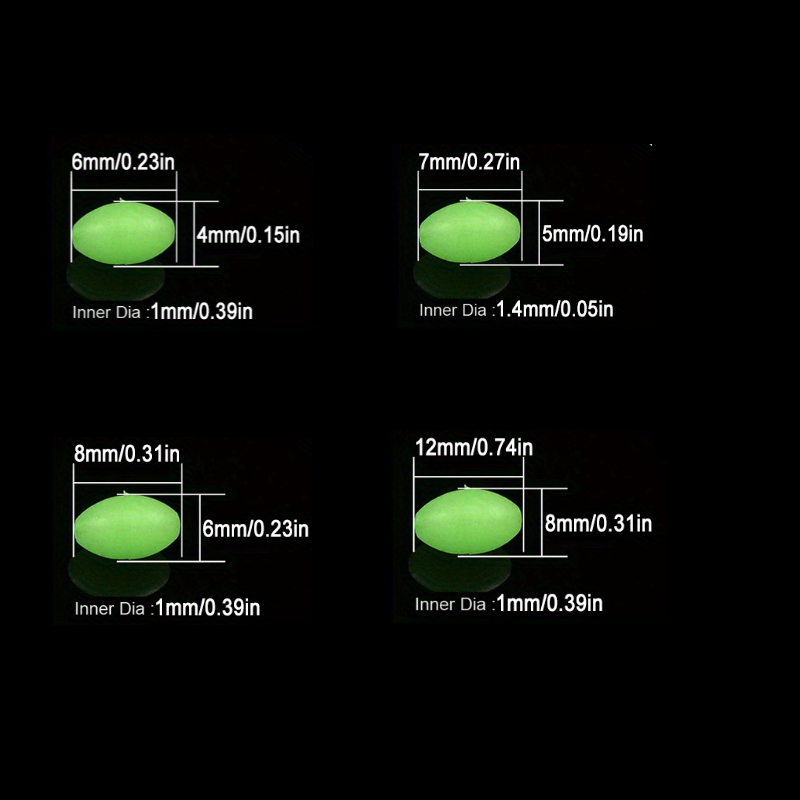 100pcs/lot Oval Night Luminous - Night Float Fishing recensie en prijs