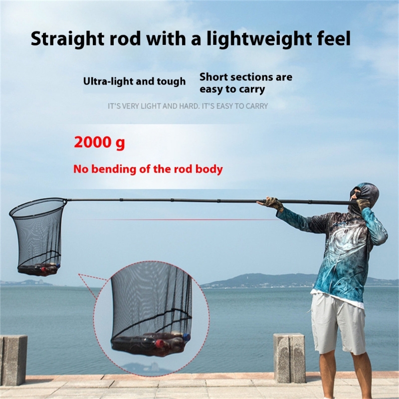  Fishing Handle Poles Carbon F - Landing Net Telescopic recensie en prijs