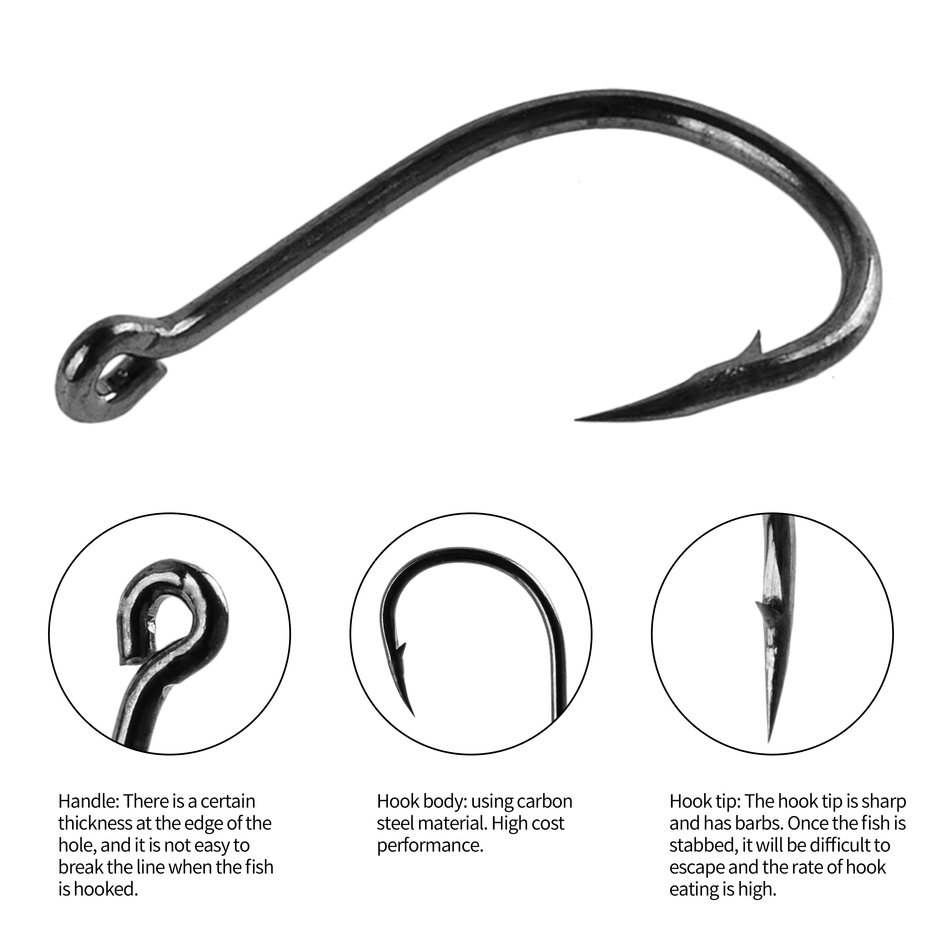 100Pcs Set High Carbon Steel S - Fishing Equipment Jet recensie en prijs