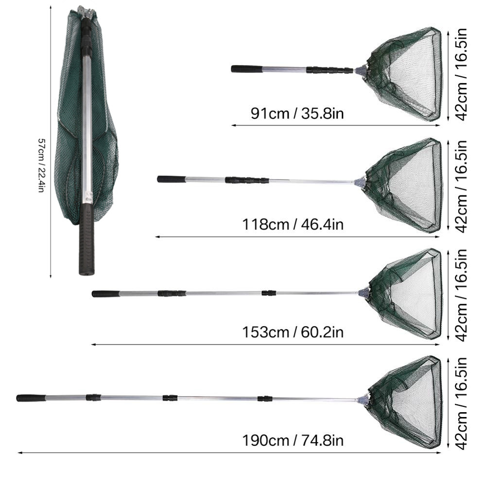 190cm 92cm 55cm Telescopic Lan - Landing Net Telescopic recensie en prijs