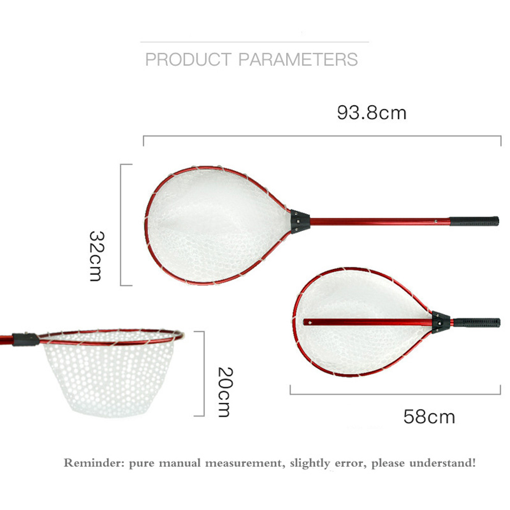 938mm Anti-hook Soft Silicone  - Landing Net Telescopic recensie en prijs