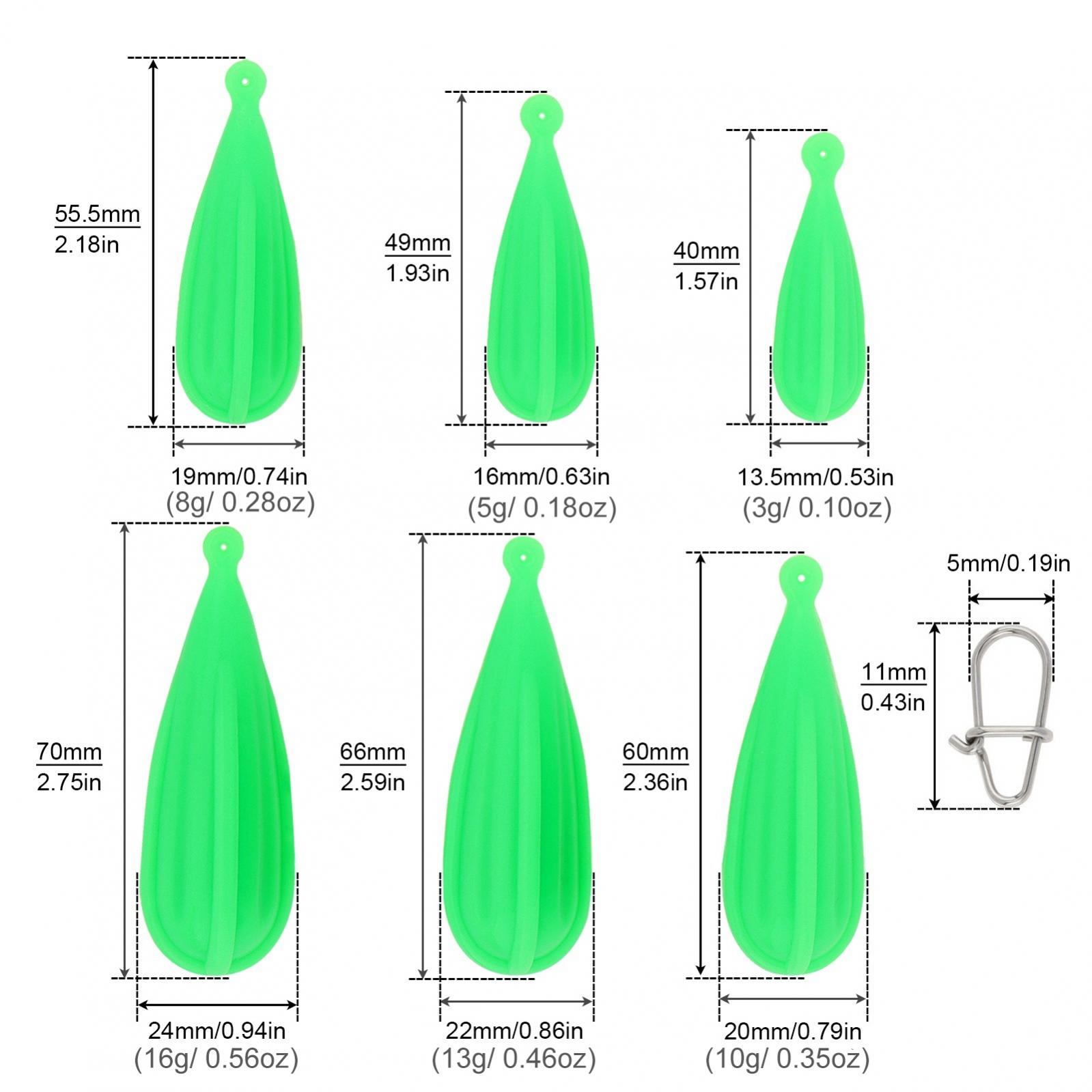 Glow in Dark Silicone 3g 5g 8g - Night Float Fishing recensie en prijs