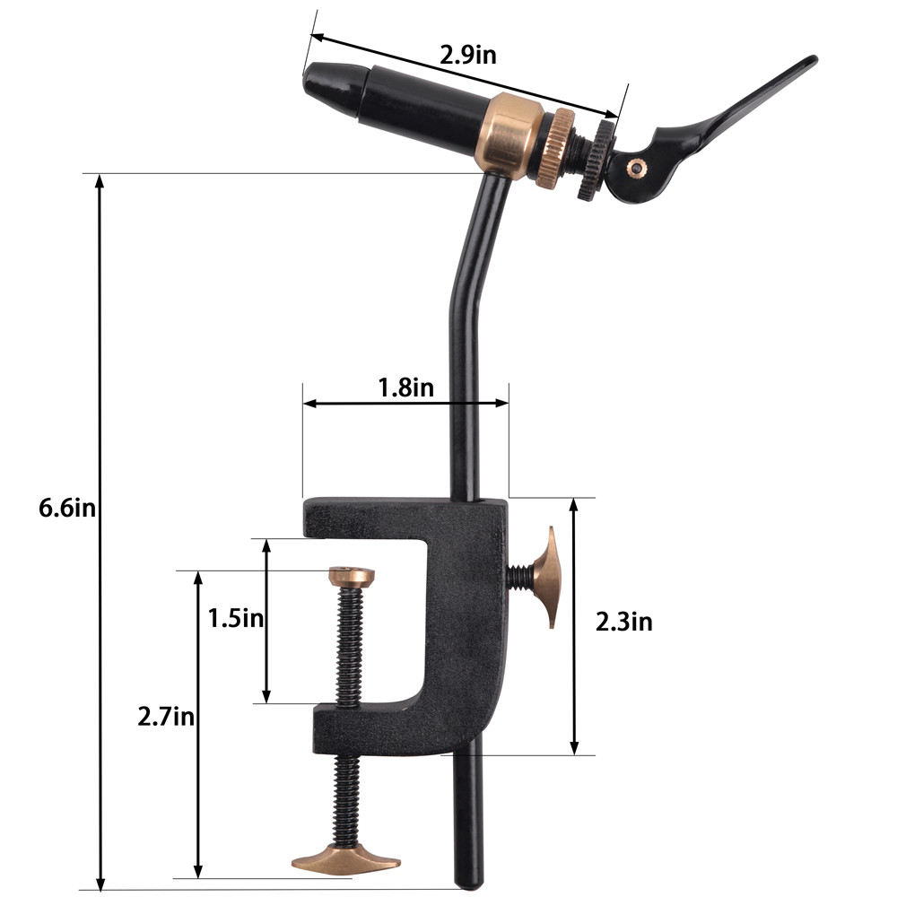 Rotary Fly Tying Vise Tool Saf - Fishing Equipment Kit recensie en prijs