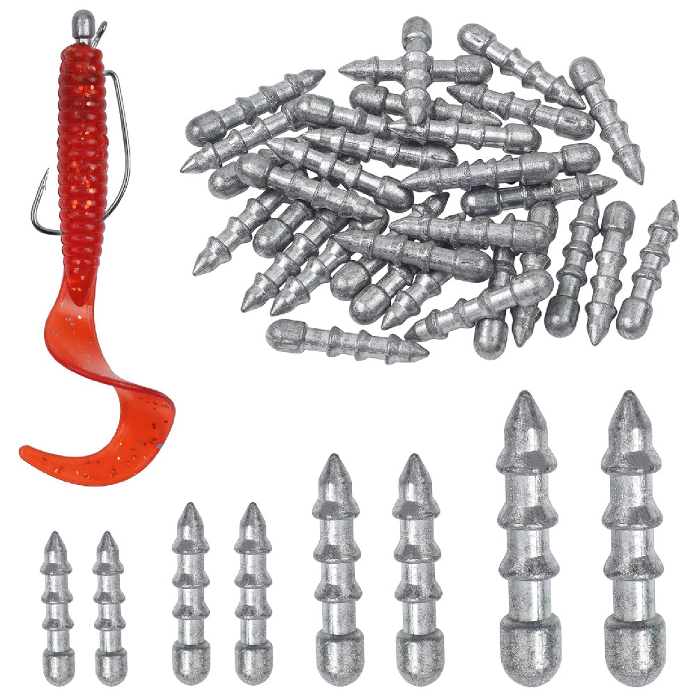 20pcs Nail weights sinkers Wor - Trout Fishing Lure recensie en prijs