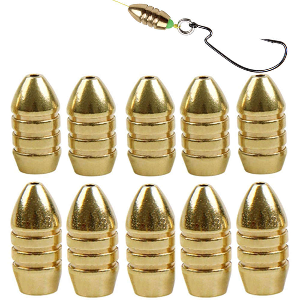 10Pcs Brass Fishing Weight Cop - Trout Fishing Lure recensie en prijs