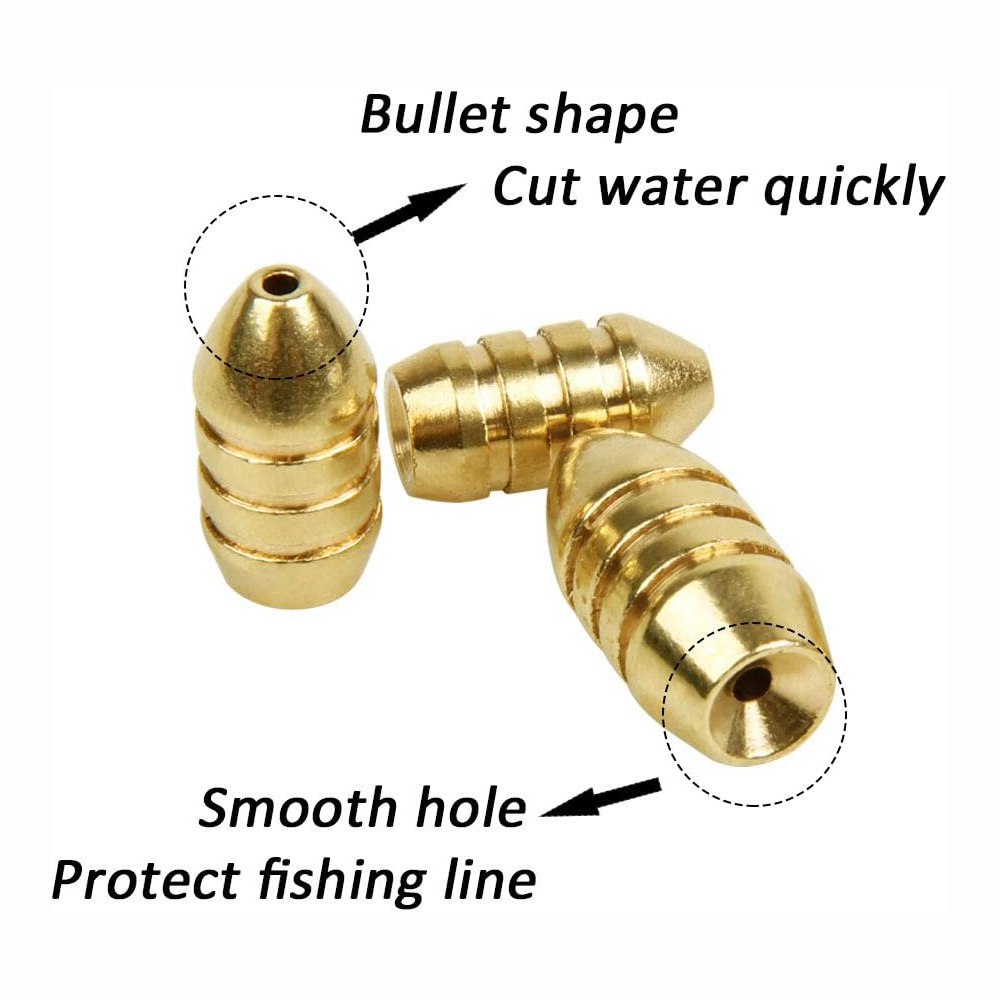 10Pcs Brass Fishing Weight Cop - Trout Fishing Lure recensie en prijs