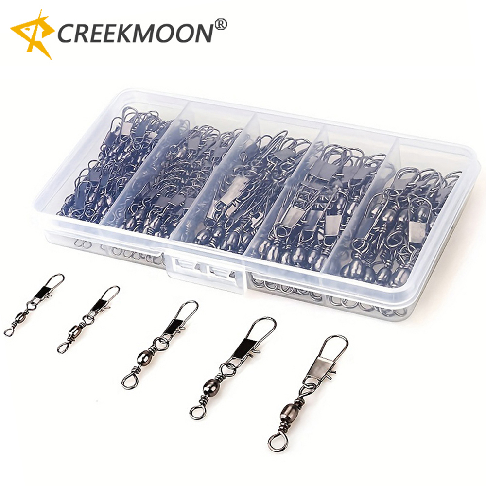 100Pcs/Lot 4#6#8#10#12# Swivel - Fishing Equipment Tackle recensie en prijs