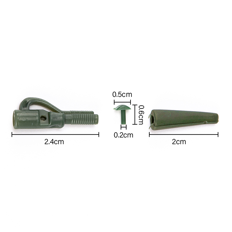 50Sets Mini Lead Clips & Tail  - Fishing Equipment Kit recensie en prijs