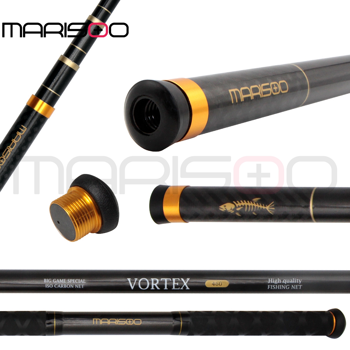 MARISOO VORTEX Telescopic Fish - Landing Net Telescopic recensie en prijs
