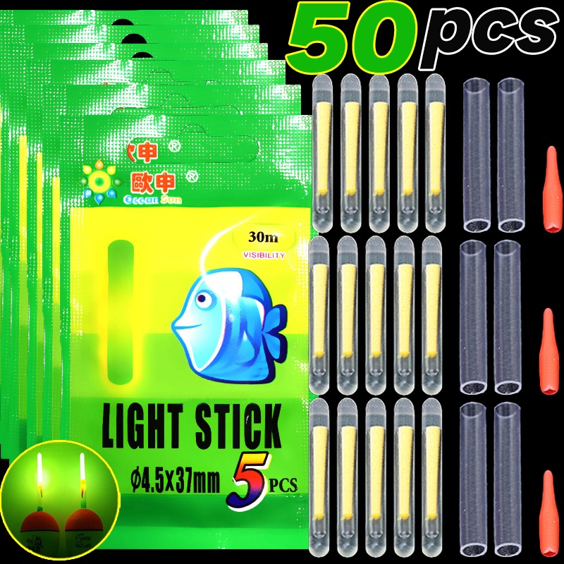 5/10/20/30/50PCS Firefly Fluor - Night Float Fishing recensie en prijs