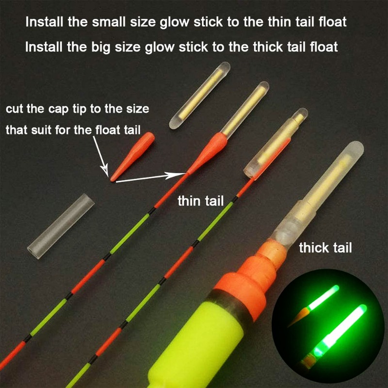 5/10/20/30/50PCS Firefly Fluor - Night Float Fishing recensie en prijs