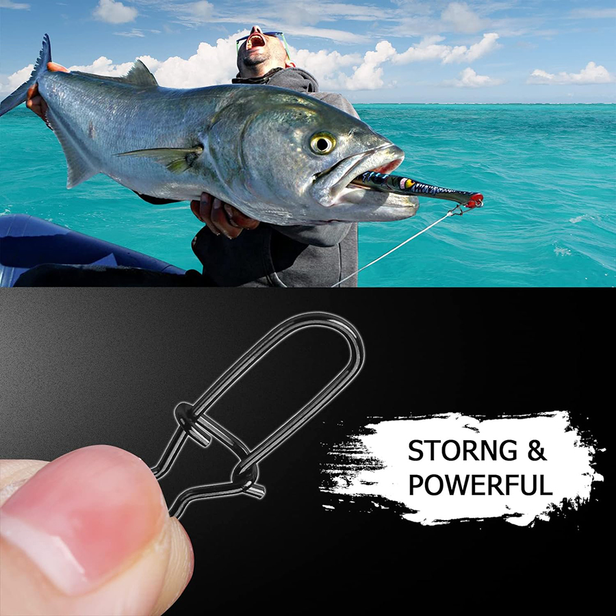 50Pcs Crankbait Snaps Stainles - Fishing Equipment Tackle recensie en prijs