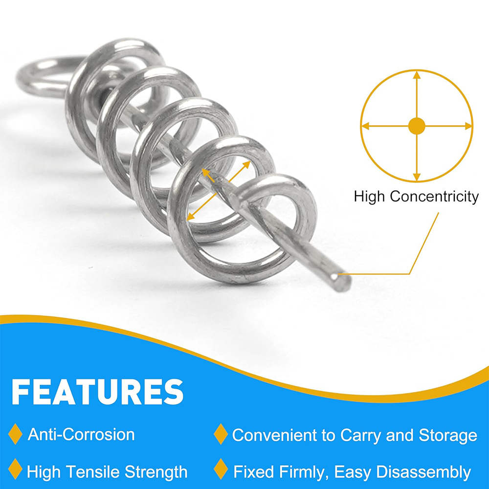 50Pcs Spring Twist Lock Fishin - Fishing Equipment Tackle recensie en prijs