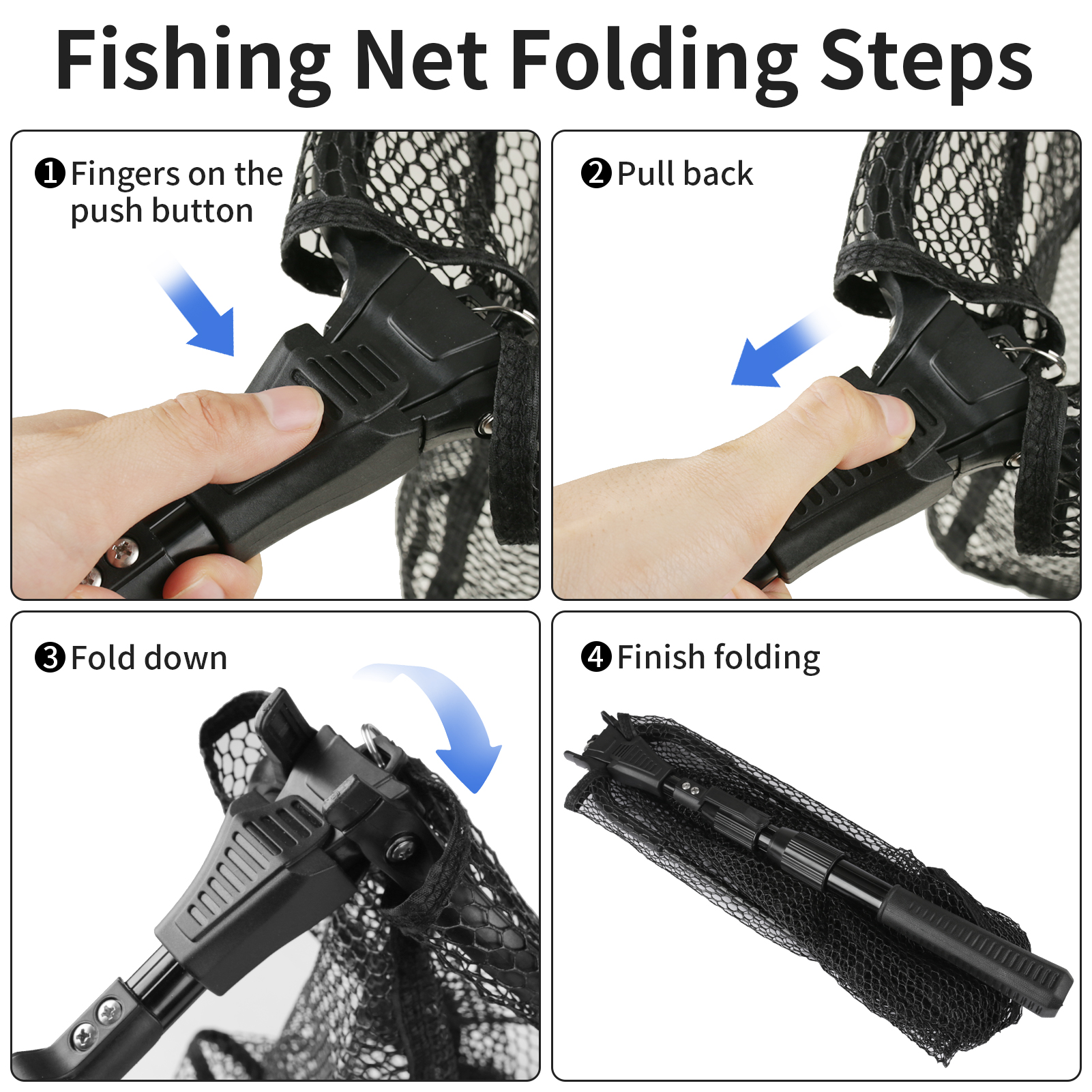 Fishing Net Collapsible Fish L - Landing Net Telescopic recensie en prijs
