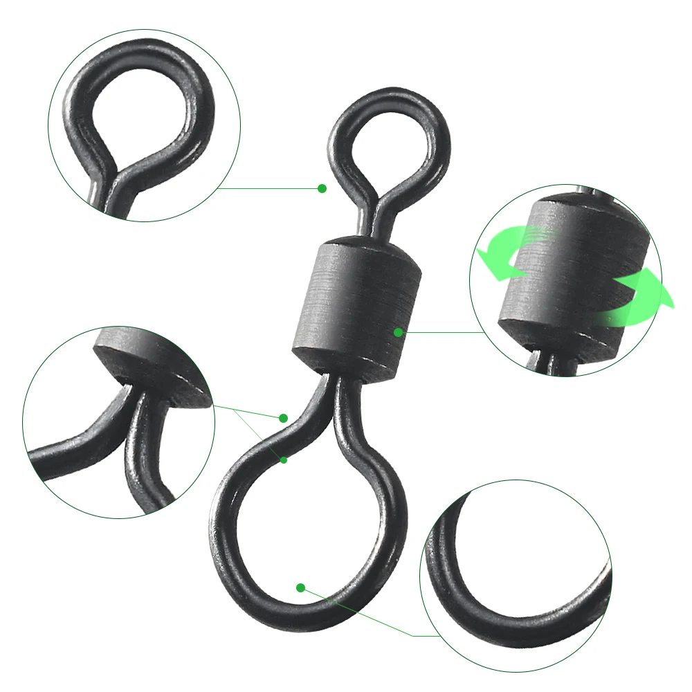 100pcs Carp Fishing Swivel Big - Fishing Equipment For Beginners recensie en prijs