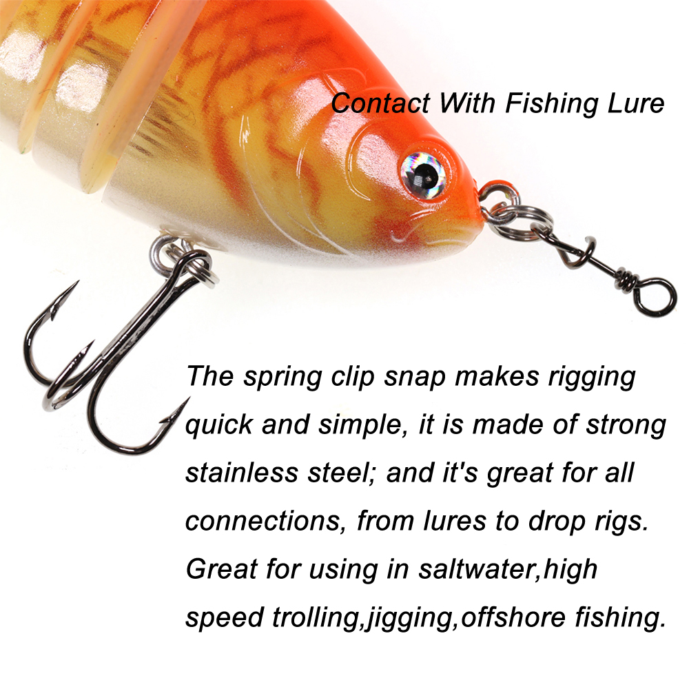 Bimoo 50pcs Stainless Steel Qu - Fishing Equipment Tackle recensie en prijs