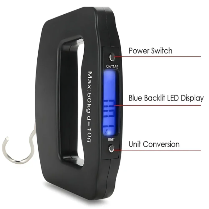 50kg/10g Travel Luggage Scale  - Fishing Equipment For Beginners recensie en prijs