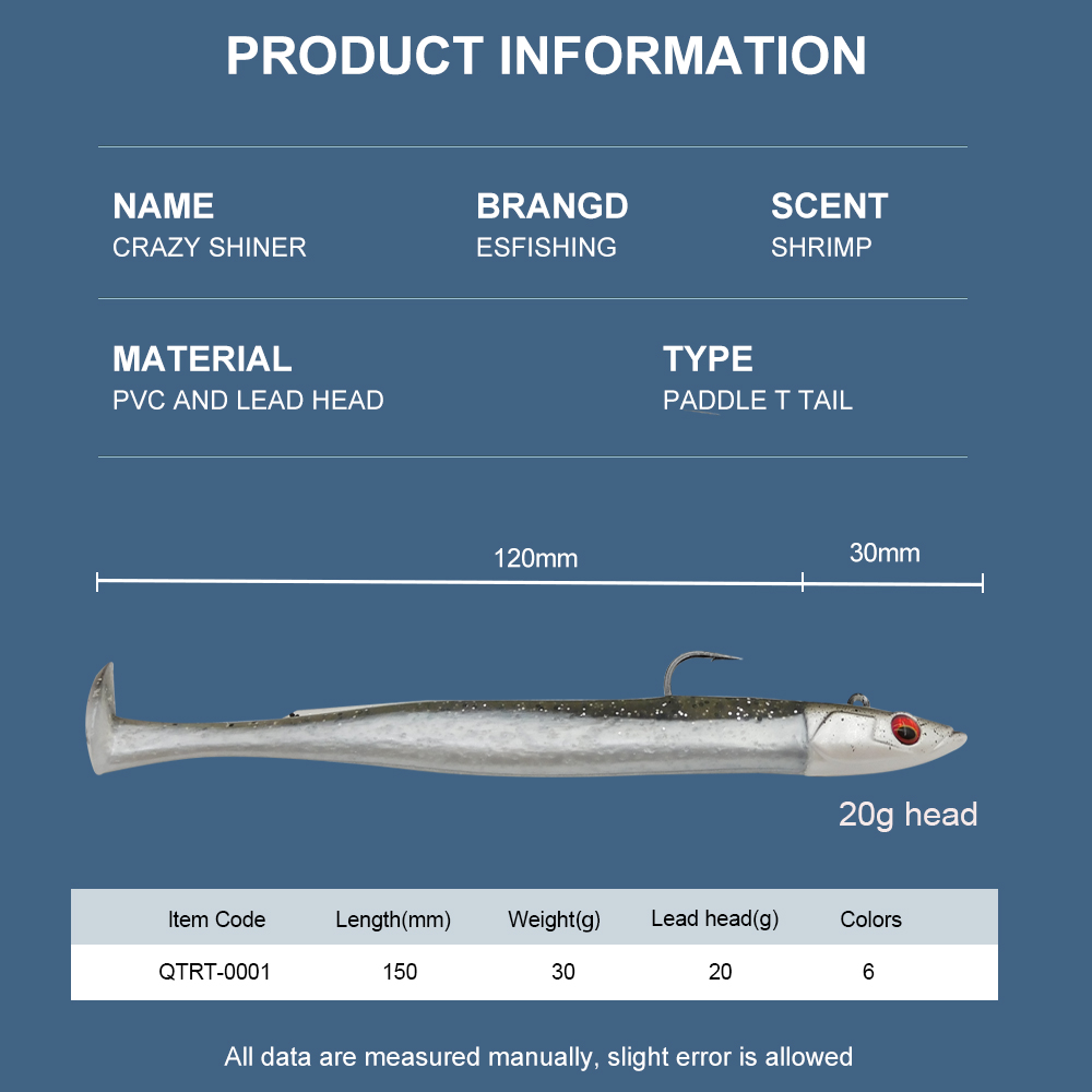 ESFISHING Soft Fishing Lures L - Trout Fishing Lure recensie en prijs