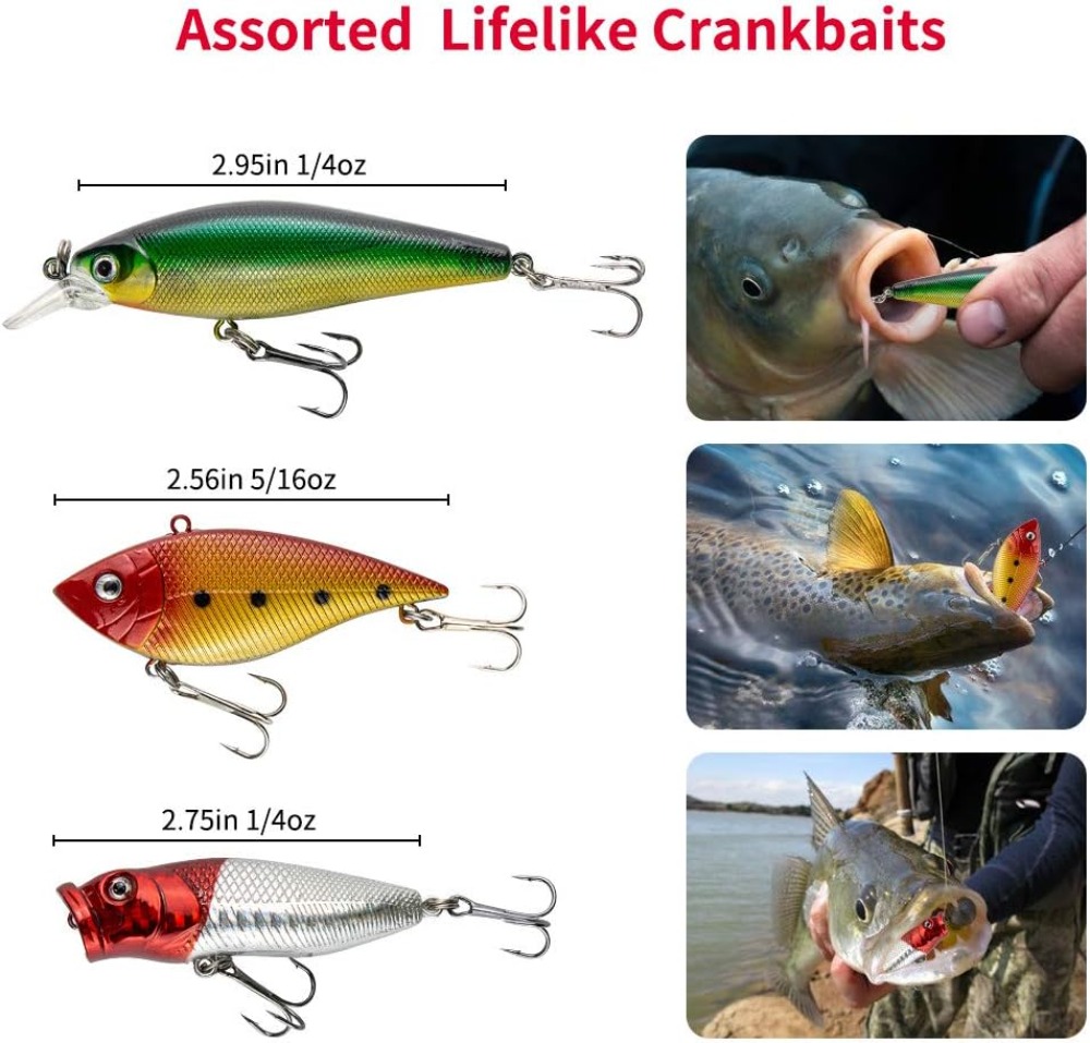 78Pcs Fishing Lures Kit for Ba - Trout Fishing Lure recensie en prijs