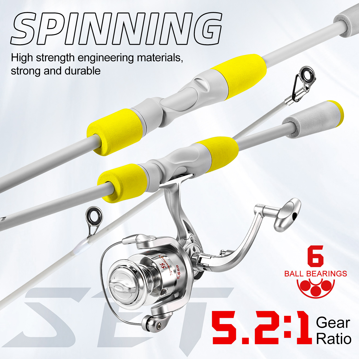 Sougayilang 2section Spinning  - Fishing Equipment Kit recensie en prijs