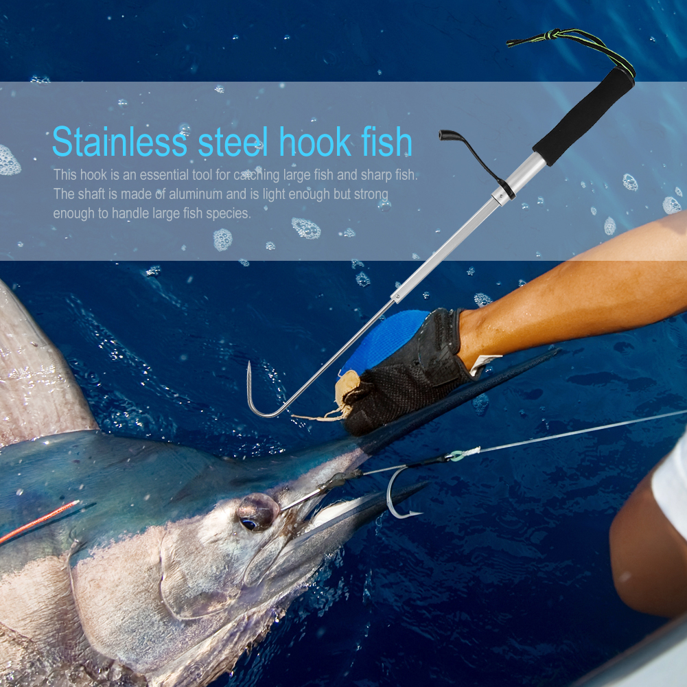 Telescopic Fish Gaff Stainless - Landing Net Telescopic recensie en prijs